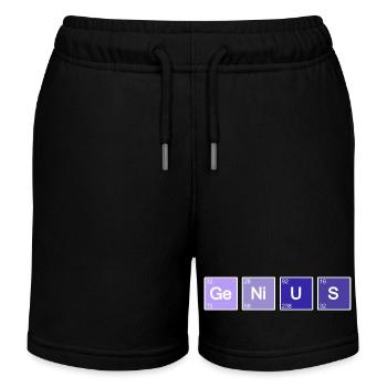 Genius Nerd Geek - Short de jogging enfant bio Stanley/Stella - noir - Devant