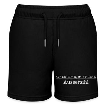 Koordinaten Aussersihl Kreis 4 Zürich - Kinder Organic Joggingshorts Mini Bolter von Stanley/Stella - Schwarz - Vorne