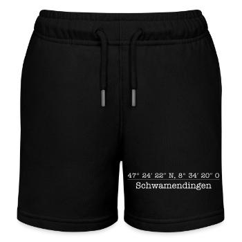Koordinaten von Zürich Schwamendingen Kreis 12 - Kinder Organic Joggingshorts Mini Bolter von Stanley/Stella - Schwarz - Vorne
