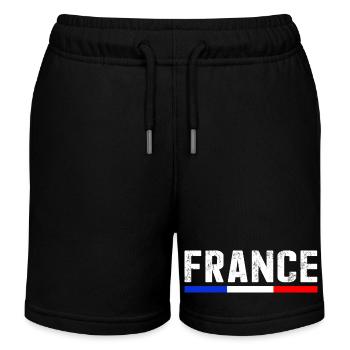 FRANKREICH - Kinder Organic Joggingshorts Mini Bolter von Stanley/Stella - Schwarz - Vorne