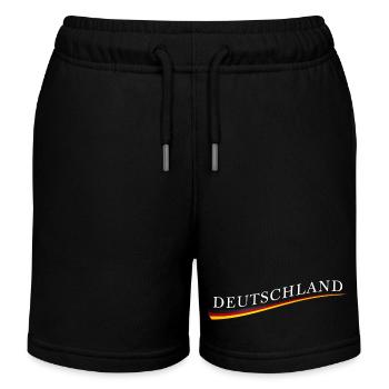 ALLEMAGNE lettrage avec armoiries - Short de jogging enfant bio Stanley/Stella - noir - Devant