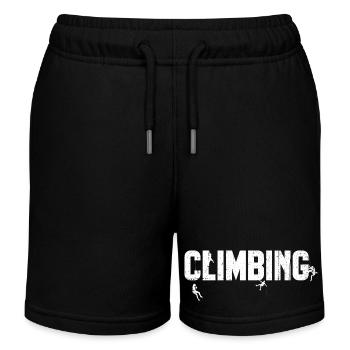 Klettern - Kinder Organic Joggingshorts Mini Bolter von Stanley/Stella - Schwarz - Vorne