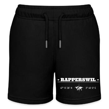 Koordinaten Rapperswil - Kinder Organic Joggingshorts Mini Bolter von Stanley/Stella - Schwarz - Vorne
