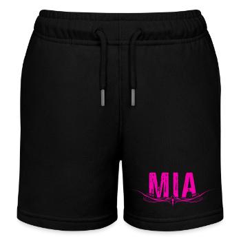 MIA verziert - Kinder Organic Joggingshorts Mini Bolter von Stanley/Stella - Schwarz - Vorne