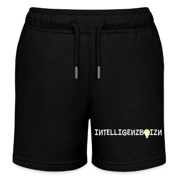 Intelligenzboizn - personne intelligente, dialecte - Short de jogging enfant bio Stanley/Stella - noir - Devant