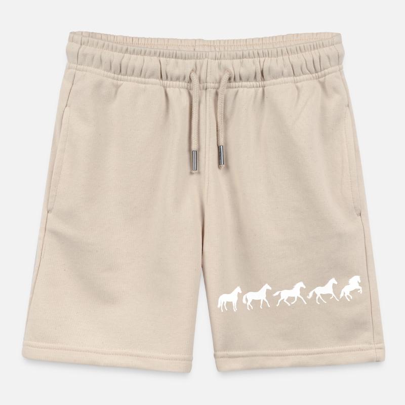 ! Evolution Horse in Motion Kids Organic Sweat Shorts by Stanley/Stella
