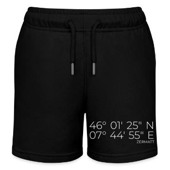 Coordinates Zermatt - Kids Organic Sweat Shorts by Stanley/Stella - black - Front
