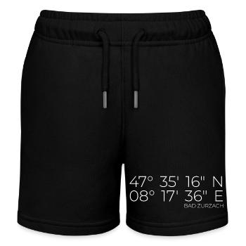 Coordinates Bad Zurzach - Kids Organic Sweat Shorts by Stanley/Stella - black - Front