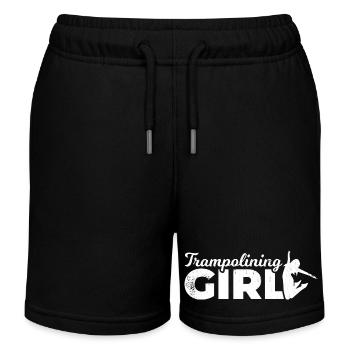 Trampoline jumper - Short de jogging enfant bio Stanley/Stella - noir - Devant