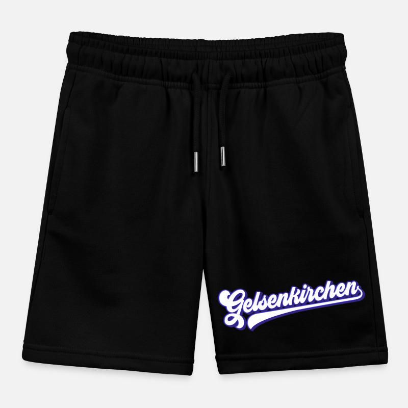 Gelsenkirchen Text | Colors changeable Kids Organic Sweat Shorts by Stanley/Stella