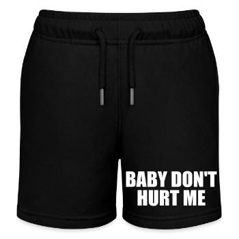 Baby dont hurt me - Kids Organic Sweat Shorts by Stanley/Stella - black - Front