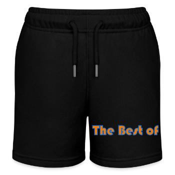 GELIEBTE. VIELEN DANK. DANKE, HERRIN - Kinder Organic Joggingshorts Mini Bolter von Stanley/Stella - Schwarz - Vorne