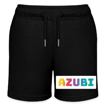 Azubi Tshirt coloured - Kinder Organic Joggingshorts Mini Bolter von Stanley/Stella - Schwarz - Vorne