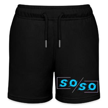 Soso - Short de jogging enfant bio Stanley/Stella - noir - Devant