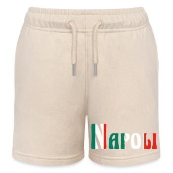 Napoli - Short de jogging enfant bio Stanley/Stella - écru doux - Devant