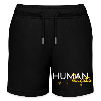 Lifeline to Human Rights - Kids Organic Sweat Shorts by Stanley/Stella - black - Front