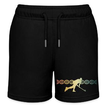 L’ADN du hockey sur gazon DNS du hockey - Short de jogging enfant bio Stanley/Stella - noir - Devant