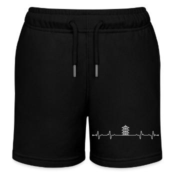 Impossible de déterminer le design sans l’image jointe - Short de jogging enfant bio Stanley/Stella - noir - Devant