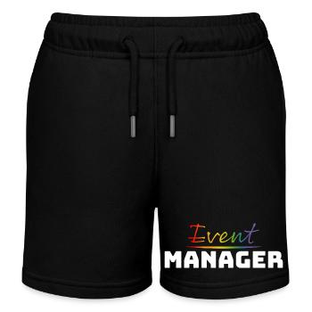 Tshirt fuer CSD LGBT Event Manager white - Kinder Organic Joggingshorts Mini Bolter von Stanley/Stella - Schwarz - Vorne