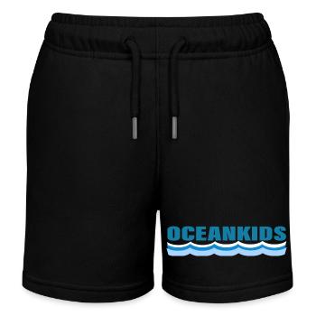 OCEANKIDS - Short de jogging enfant bio Stanley/Stella - noir - Devant