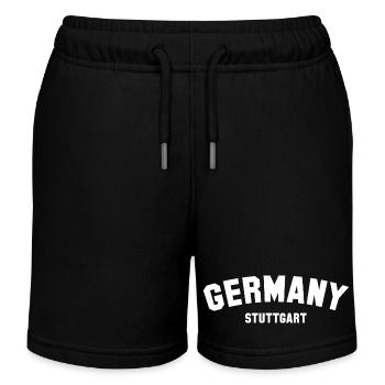 GERMANY STUTTGART - Kinder Organic Joggingshorts Mini Bolter von Stanley/Stella - Schwarz - Vorne