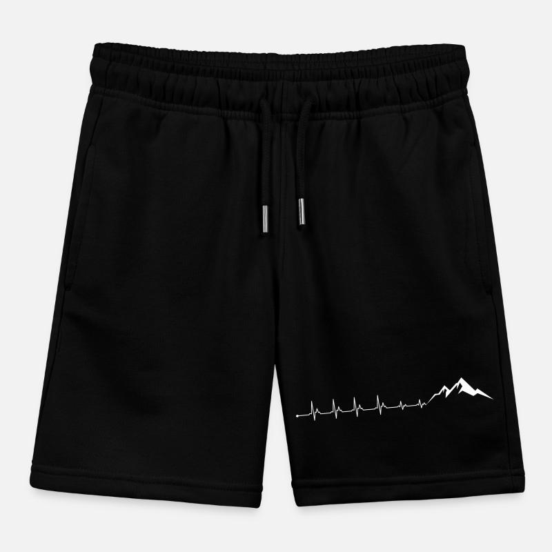 Herzfrequenz Berg Kinder Organic Joggingshorts Mini Bolter von Stanley/Stella