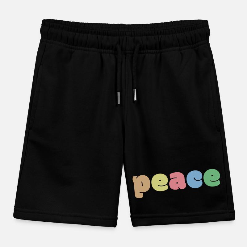 Friedensfarben Kinder Organic Joggingshorts Mini Bolter von Stanley/Stella