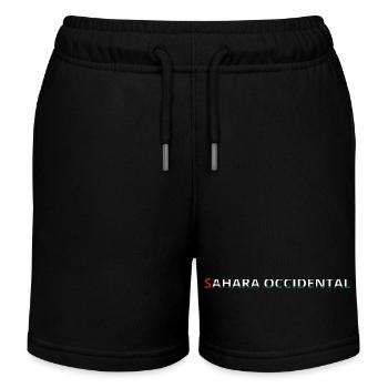 Flag of Western Sahara - Kids Organic Sweat Shorts by Stanley/Stella - black - Front