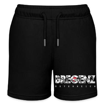 Bregenz - Short de jogging enfant bio Stanley/Stella - noir - Devant