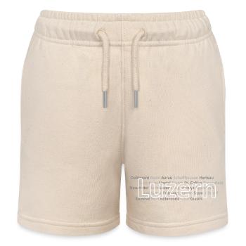 Schweizer Städte Luzern - Kinder Organic Joggingshorts Mini Bolter von Stanley/Stella - Natur - Vorne