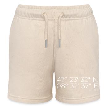 Coordonnées Arrondissement 6 Oberstrass Unterstrass Zurich - Short de jogging enfant bio Stanley/Stella - écru doux - Devant