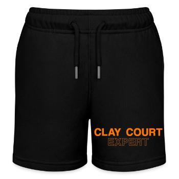 Tennis Shirt Clay Court Expert - Kinder Organic Joggingshorts Mini Bolter von Stanley/Stella - Schwarz - Vorne
