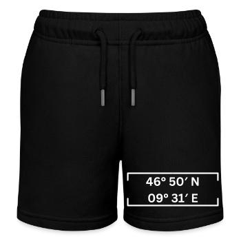 Coordinates Chur Minimalist - Kids Organic Sweat Shorts by Stanley/Stella - black - Front