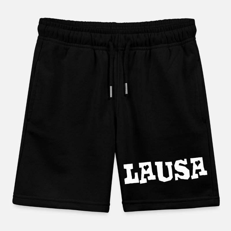 Lausa - Lauser - frech, Austrian dialect Kids Organic Sweat Shorts by Stanley/Stella