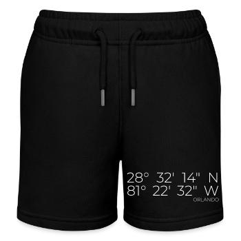 Coordonnées Orlando Floride - Short de jogging enfant bio Stanley/Stella - noir - Devant