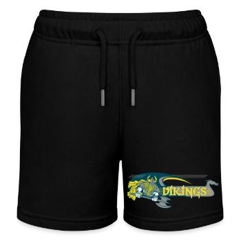 Wikinger - Kinder Organic Joggingshorts Mini Bolter von Stanley/Stella - Schwarz - Vorne