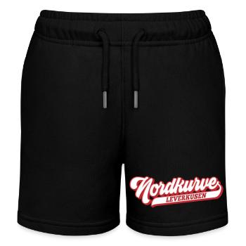Nordkurve Leverkusen | Farbe änderbar - Kinder Organic Joggingshorts Mini Bolter von Stanley/Stella - Schwarz - Vorne