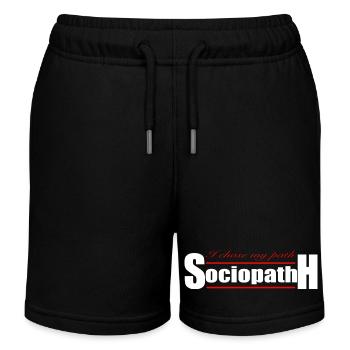 Sociopath - Kids Organic Sweat Shorts by Stanley/Stella - black - Front