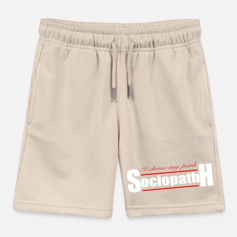Sociopath Kids Organic Sweat Shorts by Stanley/Stella