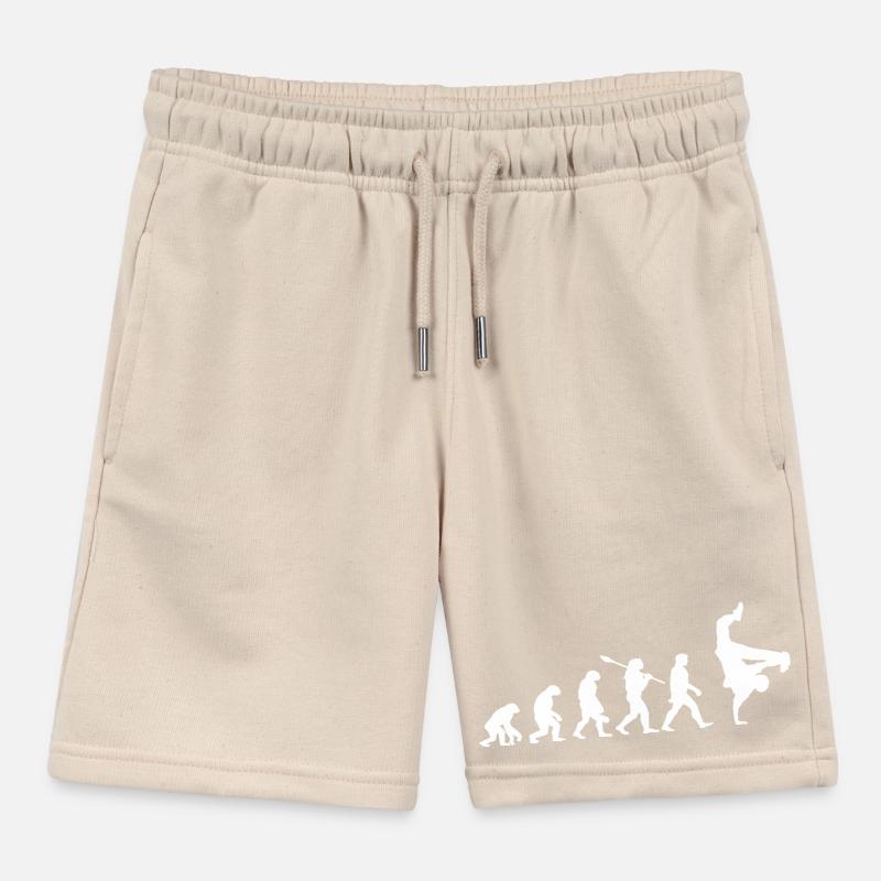 Hip-Hop-Breakdance-Evolution - Hip-Hop-Geschenkidee Kinder Organic Joggingshorts Mini Bolter von Stanley/Stella