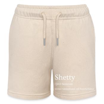 Shetlandponys - die kleinen Satansbraten - Kinder Organic Joggingshorts Mini Bolter von Stanley/Stella - Natur - Vorne