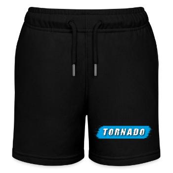 Tornade | Tempête - Short de jogging enfant bio Stanley/Stella - noir - Devant