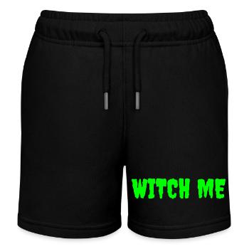 Magische Hexerei Thema T-Shirt Design - Kinder Organic Joggingshorts Mini Bolter von Stanley/Stella - Schwarz - Vorne