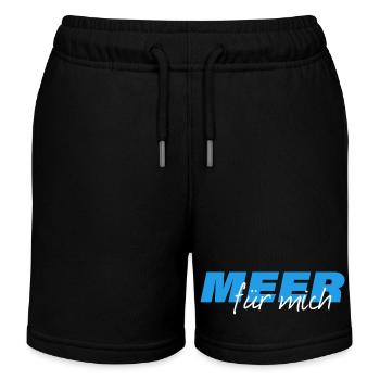 LA MER POUR MOI - Short de jogging enfant bio Stanley/Stella - noir - Devant