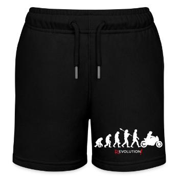 Revolution - Evolution Man Fun Twist 25 - Kinder Organic Joggingshorts Mini Bolter von Stanley/Stella - Schwarz - Vorne