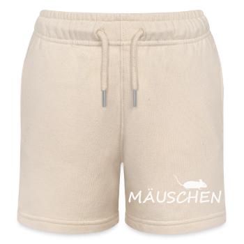 MÄUSCHEN - Kinder Organic Joggingshorts Mini Bolter von Stanley/Stella - Natur - Vorne