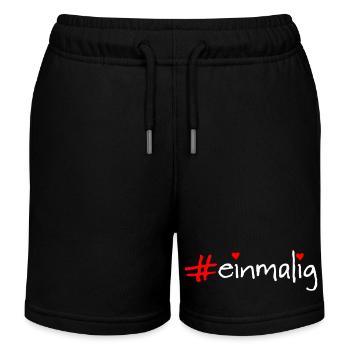 unique - Kids Organic Sweat Shorts by Stanley/Stella - black - Front