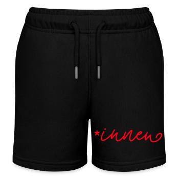 *innen - Gendersternchen - weibliche Form - Kinder Organic Joggingshorts Mini Bolter von Stanley/Stella - Schwarz - Vorne