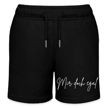 Mir doch egal - Kinder Organic Joggingshorts Mini Bolter von Stanley/Stella - Schwarz - Vorne