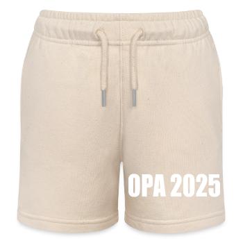 Opa 2025 - Kinder Organic Joggingshorts Mini Bolter von Stanley/Stella - Natur - Vorne